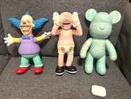 KAWS, Simpsons Krusty, Bearbrick Figures Set