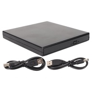 Alwaysonline External DVD Player  Low Noise Aluminum Alloy USB Bus Power Supply CD for Laptop Mobile PC