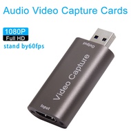 4K Video Capture Card USB 3.0 HDMI-compatible Grabber Recorder for PS4 Game DVD Camcorder Camera Recording Live Streaming