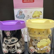 7-11 Sanrio x Mofusand 玻璃樽連公仔