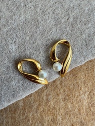 Mikimoto 海水珍珠耳環 耳夾 Akoya