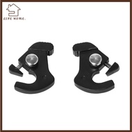 YELGIRL 1 Pair Motorcycle  Bar, Aluminum Black Detachable  Bar, Replacement 65x50x50mm(2.56x1.97x1.9