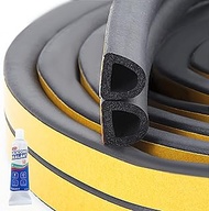 ZERITO Weather Stripping Seal Strip,Easy to Cut Insulation Weatherproof Doors and Windows Soundproof