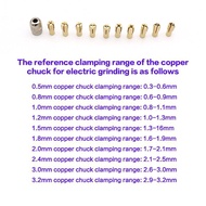 【SEBG】 1Set Drill Chucks Adapter Mini Drill Chucks For Dremel Chuck Adapter Micro Collet Brass For P