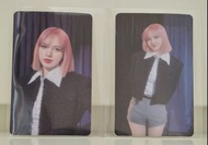 BLACKPINK Lisa（Lalisa Manobal) 《THE GAME》官方周邊小卡  BLACKPINK THE GAME Talk Show Lisa 官方小卡