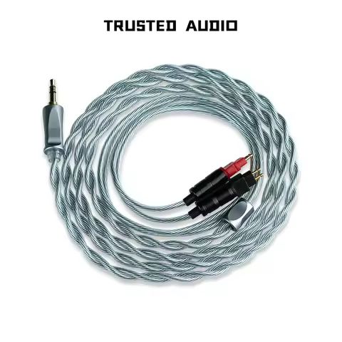 Trusted-50 Upgrade Cable for Sennheiser HD580 HD600 HD650 HD660S Headphones, 3.5mm/4.4mm Balanced Re
