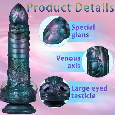 8.66 inch giant silicone Dargon monster dildo with powerful suction cup, G-spot stimulator, male and