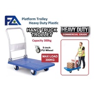 FA Advance 900 x 600mm Flatbed Platform Hand Trolley (300kg Load)