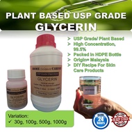 Plant Based Glycerin/ Glycerol/ 99.5%/ USP Grade/ Lab Grade