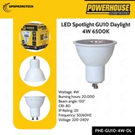 PowerHouse 4W GU10 LED Spotlight – Daylight 6500 K, Energy-Efficient LED Bulb PHE-GU10-4W-DL
