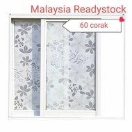 (free postage) BIG 60 corak 90cm x 3m glass tinted privacy sticker cermin window sticker mo