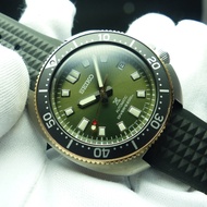 Seiko Captain Willard Turtle MOD SPB153 Green dial SPB288 rose gold bezel case Prospex 200M Automatic Diver watch
