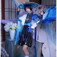 Genshin Impact Kunikuzushi Wanderer Balladeer Scaramouche Outfits Games Cosplay Costumes