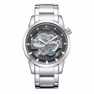 [Ready Stock] HOURSLY QT661 Hot Sale Double-Sided Hollow Fashion Trend Business Steel Band Men Quart