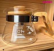 【HARIO V60橄欖木好握系列】02原木色咖啡分享壺600ml [VCWN-60-OV]