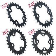Bicycle Chainring Mountain Bike Chainring Repair Parts22/24/26/28T Road bike64BCD Disc Steel Plate F