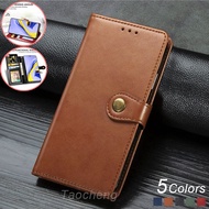 OPPO A12 AX7 AX5s AX3s A12e Card Slot Phone Case PU Luxury Leather Wallet Magnetic Attraction Flip Cover Dark Green Casing Stand Holder Bracket