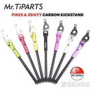 Mr. TiPARTS Carbon Fiber Kickstand for Pikes/ 3sixty etc
