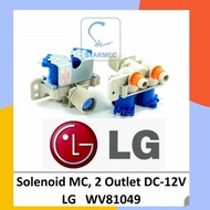 SPaRt SELENOID WATER INLET VALVE WATER INLET LG 2 OUTLET 2 MOTOR