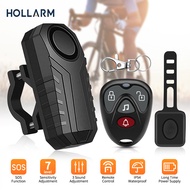 【High Cost-Performance】 Hollarm Wireless Alarm Remote Control Waterproof Electric Motorcycle Scooter Bike Security Protection Anti Theft Alarms