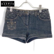 二手路易威登 RW081W WMPA08CF7 Monogram 牛仔短褲，尺寸 38