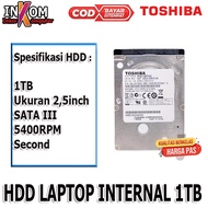 1TB Laptop HDD 2.5" Internal Hard Drive Plus External Cable