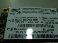Intel WiFi Link 4965AGN 四頻無線網路卡4965 AGN NIMI-PCIE 正版 IBM專用 $750