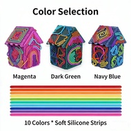3D Sensory Board: Children's Puzzle Toys, Building Blocks, House 3D Sensory Decompression Board Stre