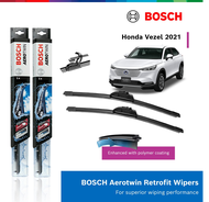 Bosch Aerotwin U-Hook Wiper Pair Set for Honda Vezel 2021