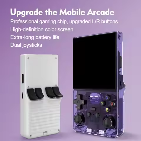 For R39MAX Open Source System 64G Handheld Game Console 4-inch Arcade Screen Color Simulator IPS Nos