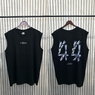 Sleeveless 44 Label Group SMOKE print tee
