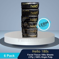 [ 6 PACK ] Hello 180s 250s – Multipurpose Tissue | TISSUE TISSUE | Tissue Tissue | Tissue Bundling |