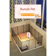 Sangkar Kucing Besar Murah DIY Cat Cage for Pet Dog Puppy Steel Panel
