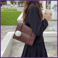 Women=T$Sling~X{Bag#Uu]UR.KF]Leather.q]Tote-gBag-nRetro-aFashion Shoulder Bag Versatile Simple Unde