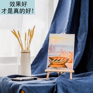 Small Easel Desktop Oil Easel Tripod Folding Stand Wooden Mini Easel Sketch Display Table Easel