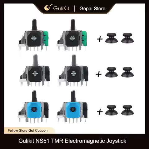 GuliKit TMR Electromagnetic Joystick for PS4 PS5 / PS5 Edge Gamepad for Switch Pro Xbox Series Contr