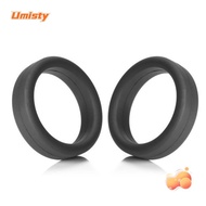 UMISTY 3Pcs Rubber Ring, Silicone Thick Flat Luggage Wheel Ring, Durable Elastic Flexible Diameter 35 mm Wheel Hoops Luggage Wheel