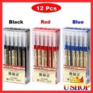 Teacher Gifts0.5mm/0.35mm Gel Pen Blue/Black/Red Pens School Office Exam Writing Supplies Stationery Muji Pen