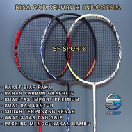 RAKET BADMINTON YONEX CARBONEX 25 SP SUDAH SIAP PAKAI