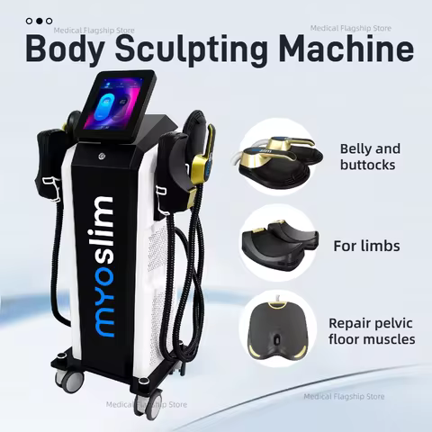 MYOslim Upgrades 6500w NEO Slimming New Star Fat Burning Muscle EMS Electromagnetic Stimulation Shap