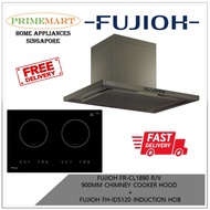 FUJIOH FR-CL1890 900MM CHIMNEY COOKER HOOD+FH-ID5120 INDUCTION HOB BUNDLE DEAL
