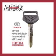 TOYOTA KEYBLANK LEVIN TRUENO AE86 MR2 AW11 OEM