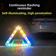 Car Solar Powered LED Warning Strobe Light Rear Lamp Emergency Lightning Knight Rider Light Cruise C