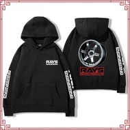 ATTITUDE Japan JDM Modified Car RAYS Hub CE28N TE37 RE30 Hooded T-Shirt Sweatshirt