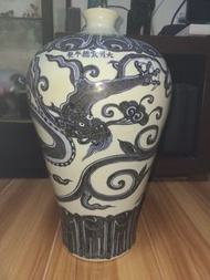 大明宣德年製 青花瓷 梅瓶 古董 blue and white porcelain Meiping