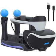 PS4 VR Charging Station Display Stand Docking Charger LED Showcase for Playstation Move PS VR PSVR H