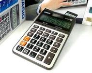 CASIO計算機 經緯度鐘錶 商務桌上型12位數 開根號 稅/利率鍵 台灣卡西歐公司貨+保固卡AX-120B