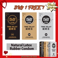 Man Performa Crystal Spike Dotted&Ripped Condom Prolong Kondom Nipis Berduri Time Delay Condom/Tahan