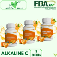 3 BOTTLES  ALKALINE  C with ZINC 30 Capsule Vitamin C Active Sodium Ascorbate Immune system booster Not Ultima C 24 Super cee Honey Multivites fern emergen Bewel Sante Beau Ascorbic Poten Glow Ceelin Numax Supra Ultra Liposomal Best seller RPPH