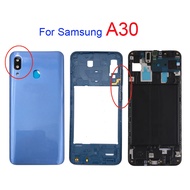 For Samsung Galaxy A30 Back Cover Housing Middle Frame Front LCD Frame Replacement